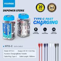 FOOMEE NT13 DATA CABLE 2.4A FAST CHARGING ISI 20/KABEL DATA MICRO/TYPE C/LIGHTNING IPHONE 2.4A PENGISIAN DAYA CEPAT