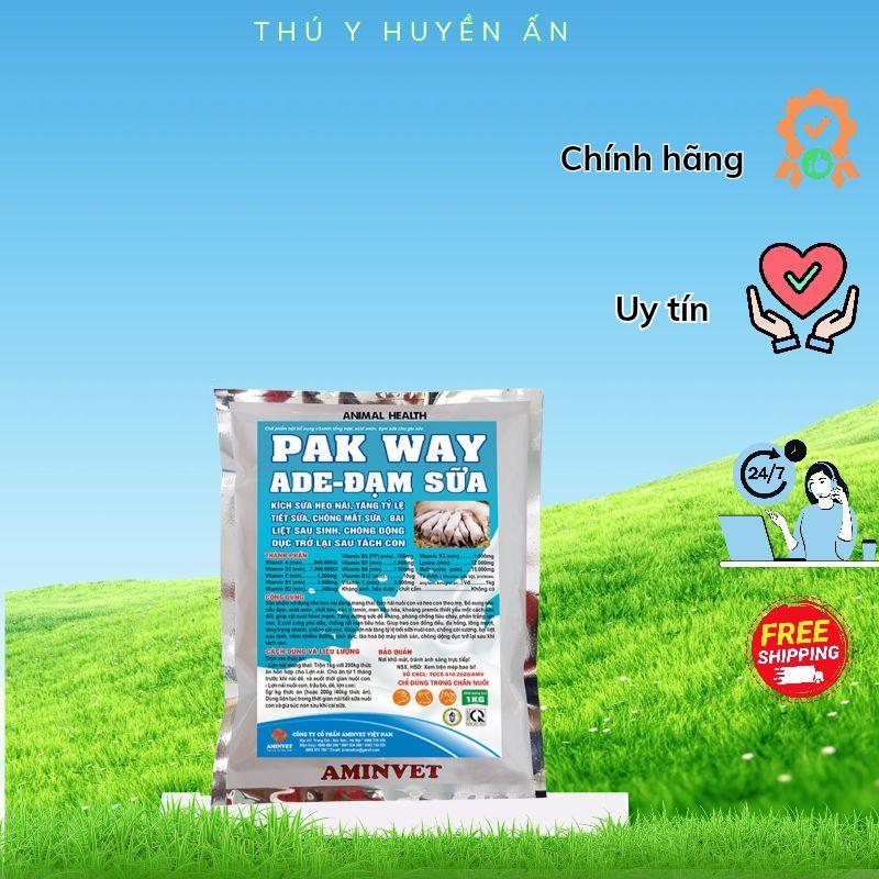 Aminvet Pak Way Ade Đam Sữa - Sản phẩm chính hãng uy tín cho sức khỏe động vật