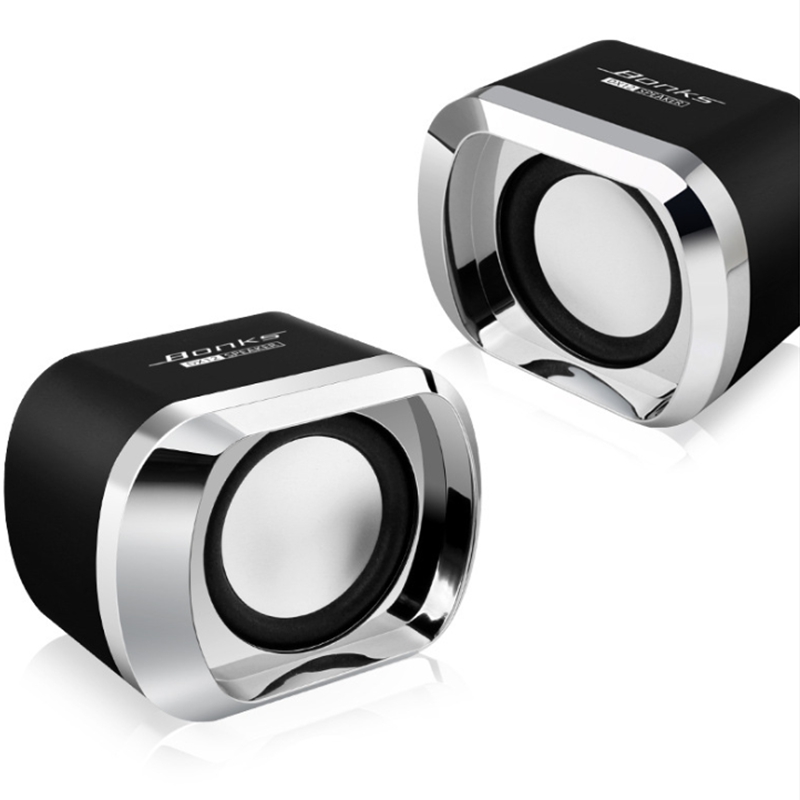 High Power Full Range Stereo Subwoofer PC Speaker Portable Bass Music DJ USB Computer Speakers for L