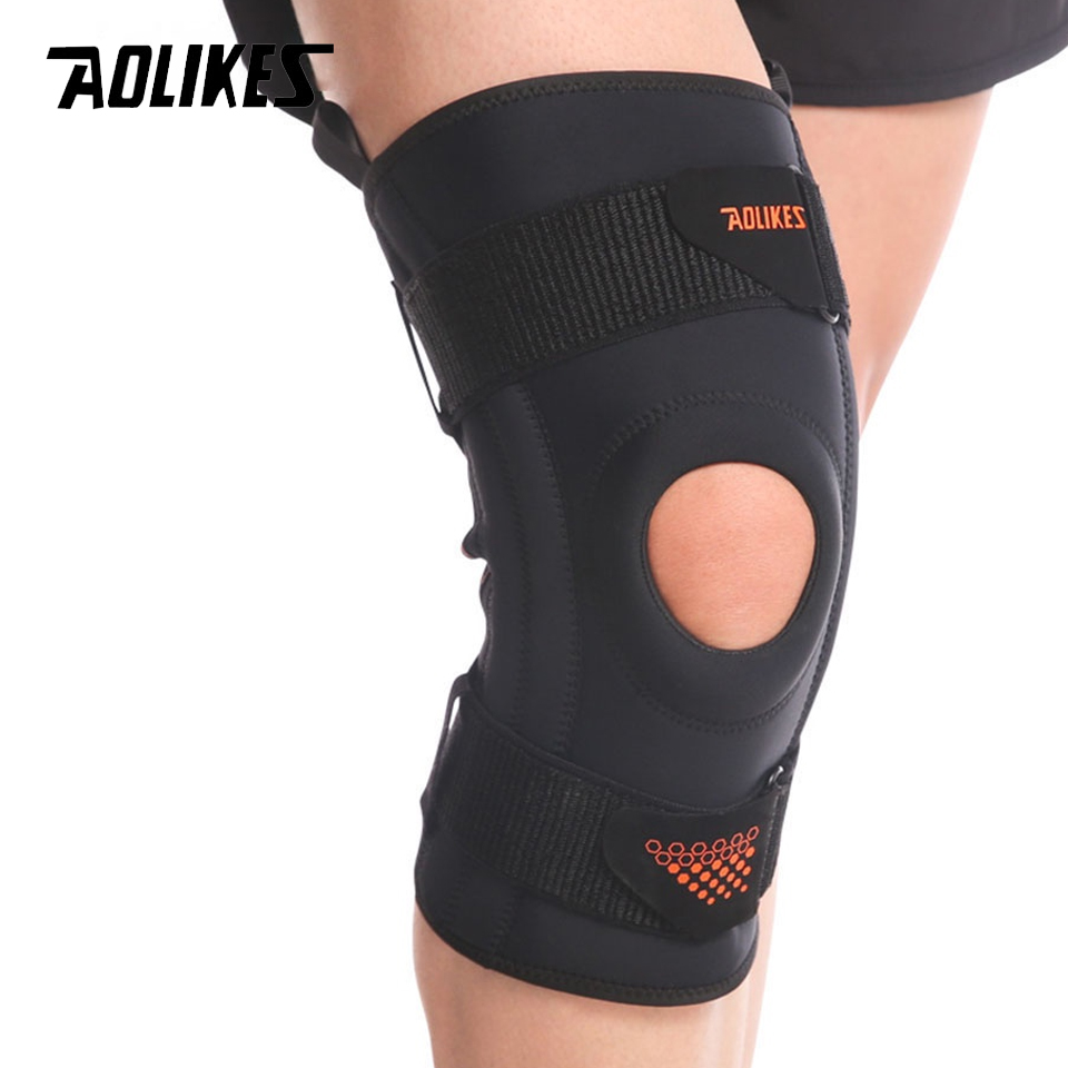 AOLIKES 1PCS Spring Running Knee Pads Basketball Hiking Support