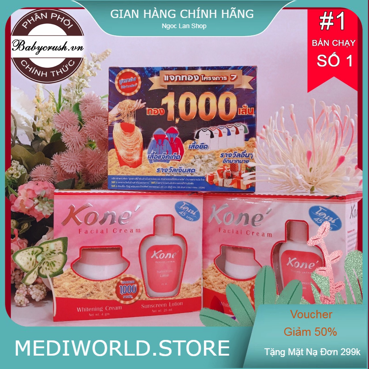 01 kem kone nội địa Thái Lan - Chính Hãng