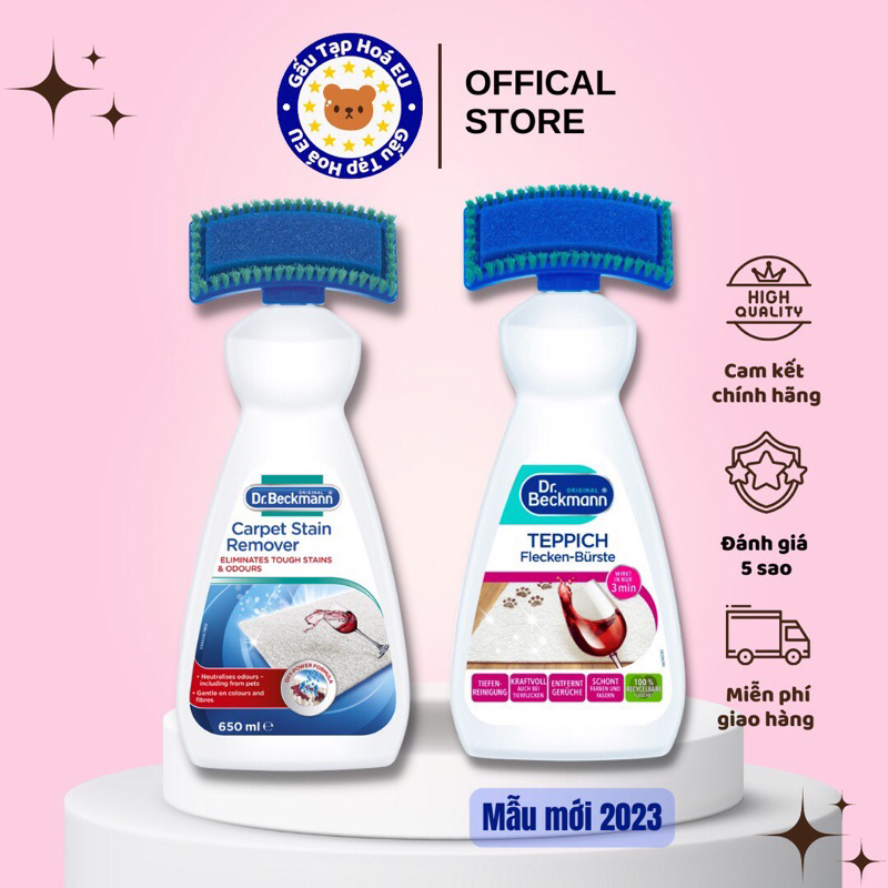 Dung dịch xịt làm sạch ghế nỉ và thảm sàn Dr. Beckmann