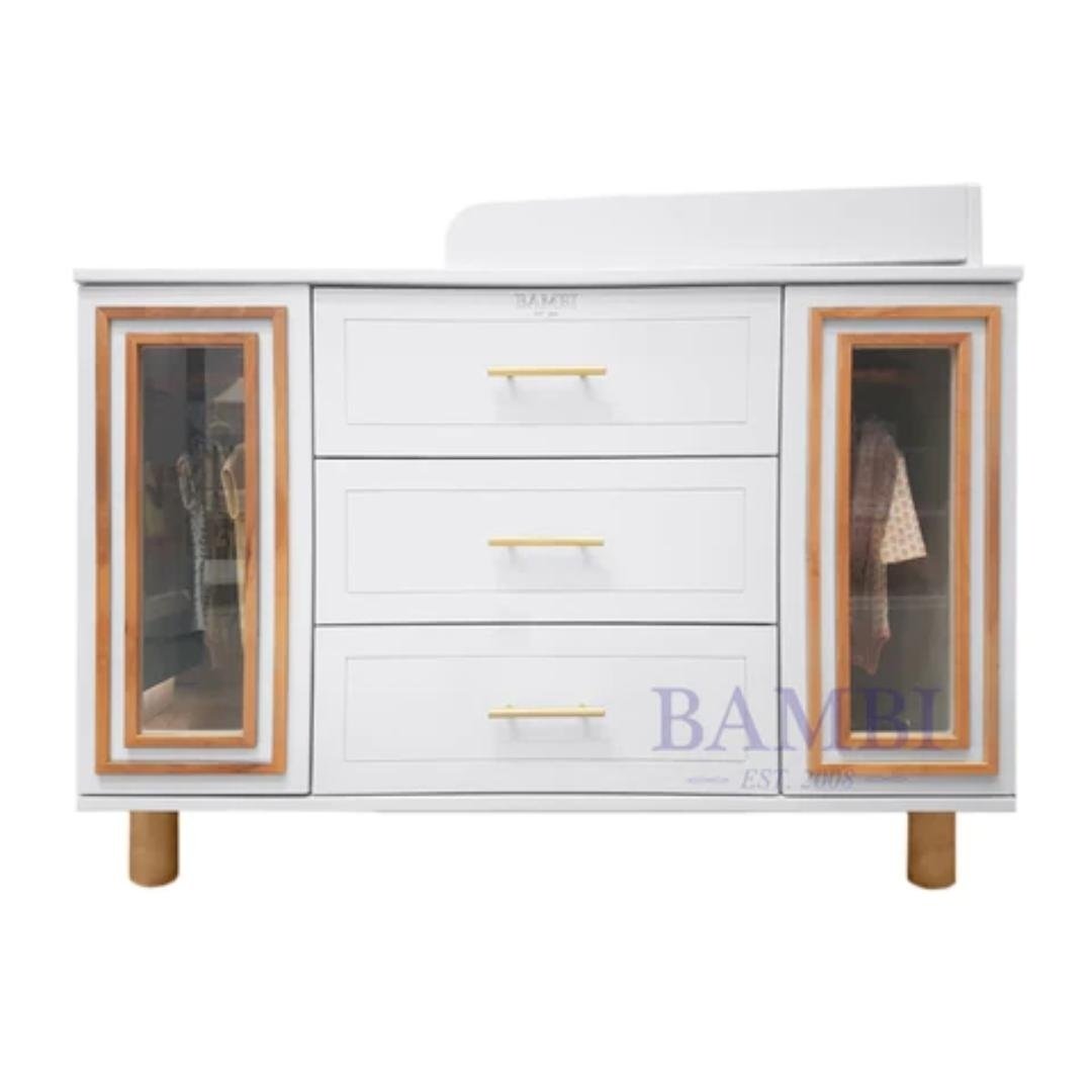 Bambigarden Martin Baby Dresser ตู้เปลี่ยนผ้าอ้อมสีขาวไม้ รุ่น Martin ราคา 32,900 บาท*ส่งฟรี