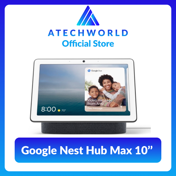 Màn Hình Cảm Ứng Thông Minh Google Nest Hub Max 10 Full HD Tích Hợp Trợ Lý