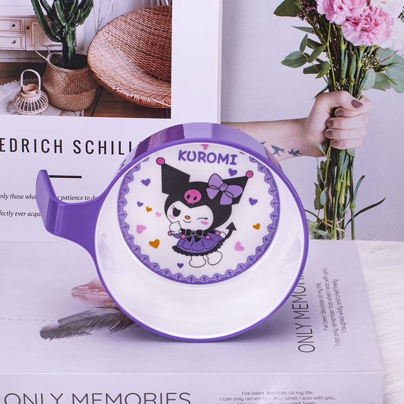 Baby bowl/plate/spoon/ drinking cup Kulomi Childrens Tableware Set Rice Bowl Student Bowl Dinner Plate Food Grade feeding essentials