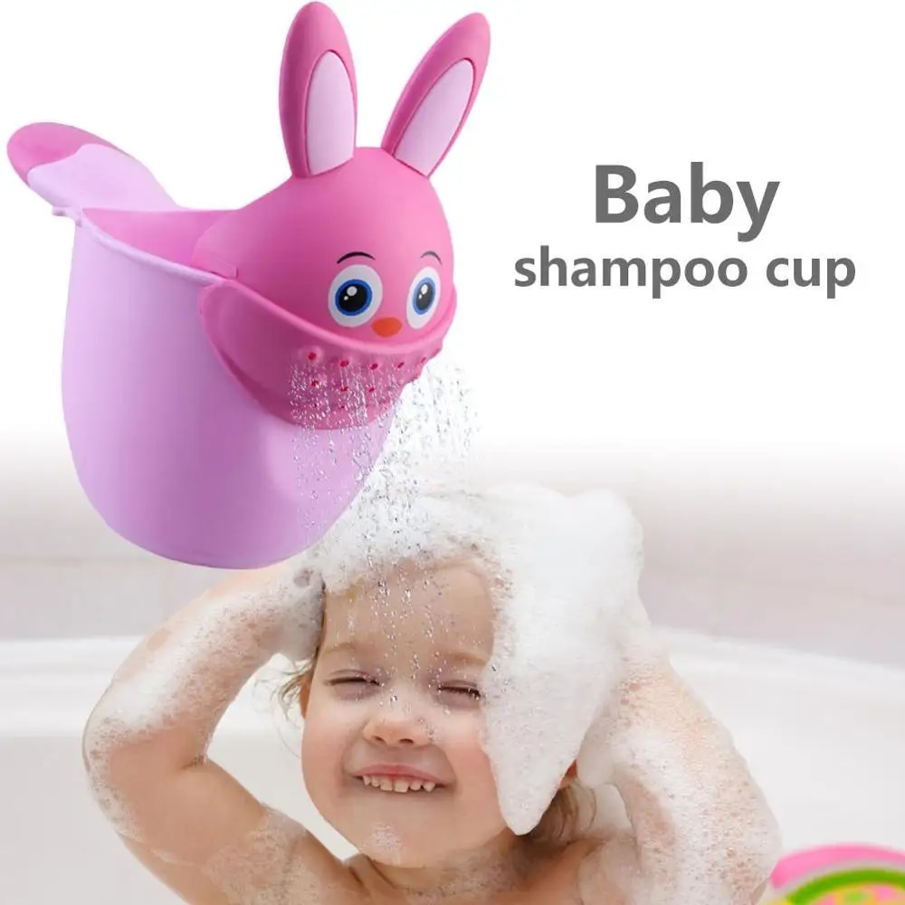 Be worth Cute Cartoon Baby Bath Caps Toddle Shampoo Cup Children Bathing