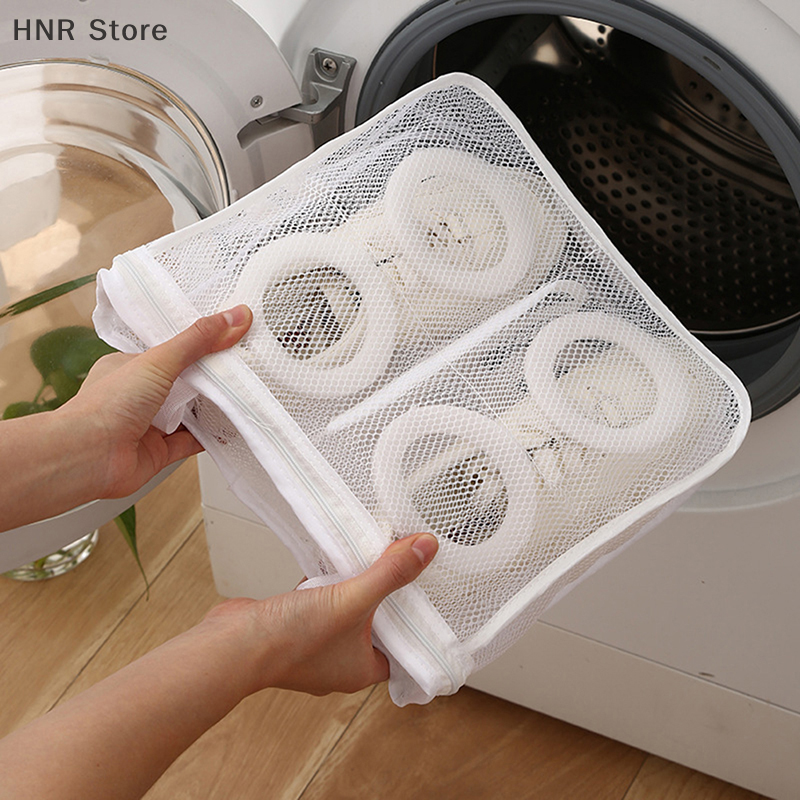 HNR Túi đựng giày máy giặt giày túi đựng giày du lịch túi giặt lưới tiện dụng Túi sắp xếp quần áo bảo vệ chống biến dạng