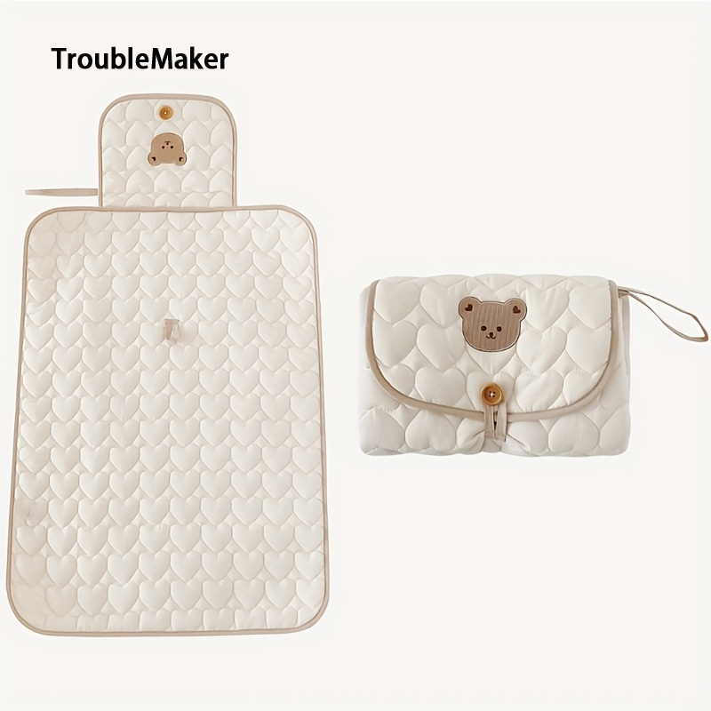 TroubleMaker Foldable Double - sided Diaper Wear with Velcro - Perfect for Baby Crib! ราคา 189 บาท*ส่งฟรี