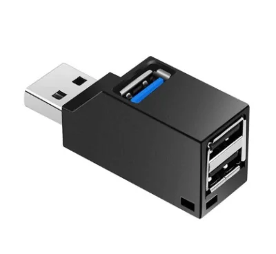 3 Port USB Hub Mini USB 3.0 High Speed Hub Desktop Portable Multi Splitter Expansion Adapter