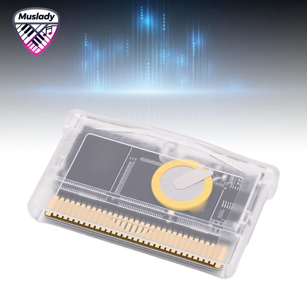 Muslady ตลับหมึกแฟลชเหมาะสำหรับคอนโซลเกม GBA พื้นที่เก็บข้อมูล 32MB RAM แบบคงที่ 1MB ตลับพลังงานแสงอาทิตย์ RTC ที่เขียนซ้ำได้ ราคา 1,054 บาท*ส่งฟรี