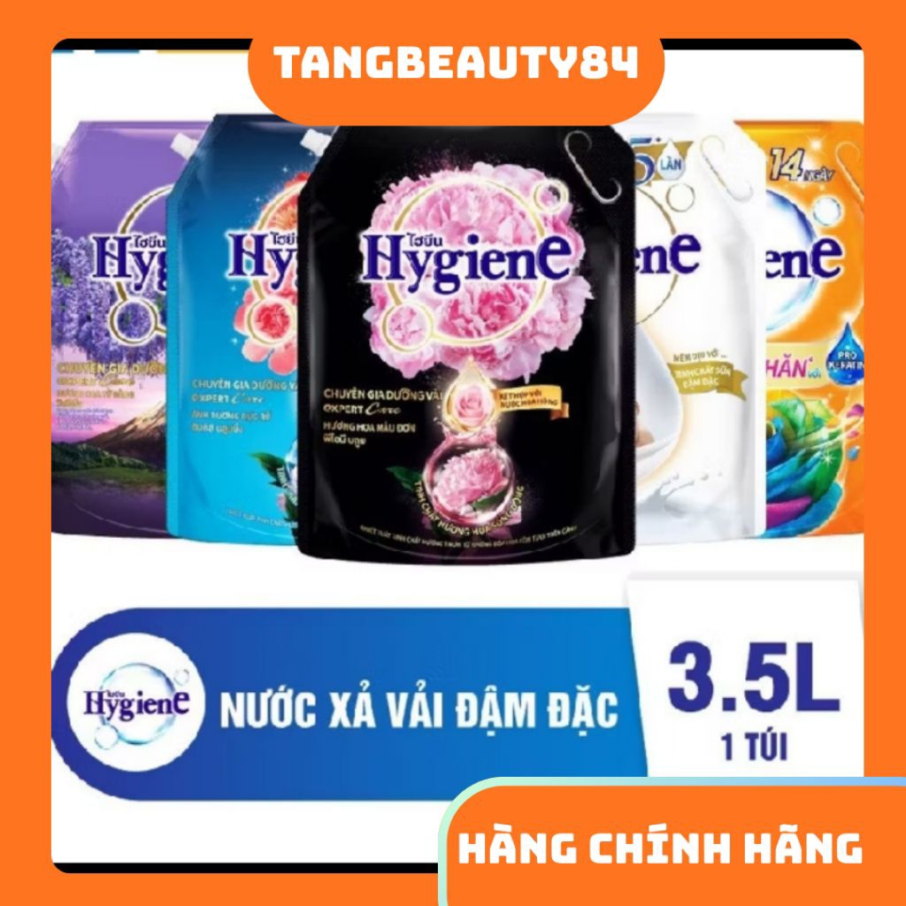 Nước Xả Vải Hygiene Đậm Đặc Thái Lan (Túi Tiết Kiệm 3.5L)