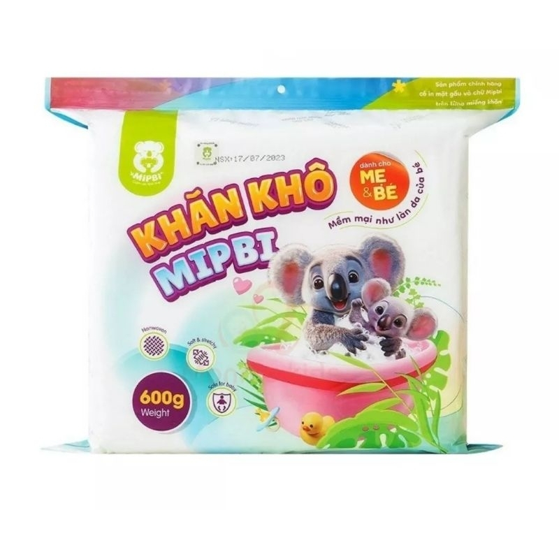 Khăn vải khô đa năng Mipbi 260g 300g 400g 500g 600g 900g 1000g (15x20cm) _ BidiStore