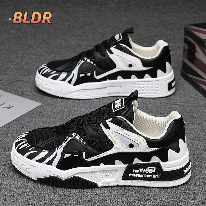 BAILUDAREN Sports shoes for men, summer trend shoes that match everything, sports and leisure board shoes, thick-soled shoes for teenagers