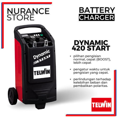 BATTERY CHARGER TELWIN DYNAMIC 420 START Harga  15,980,000 Ringgit*Penghantaran Percuma
