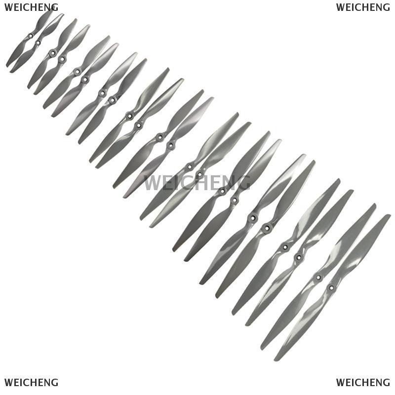 [COD] WEICHENG CW CCW RC cánh quạt 7x5 8x6 9x6 10x7 inch Màu xám 2 cánh quạt Nylon ổ đĩa trực tiếp v