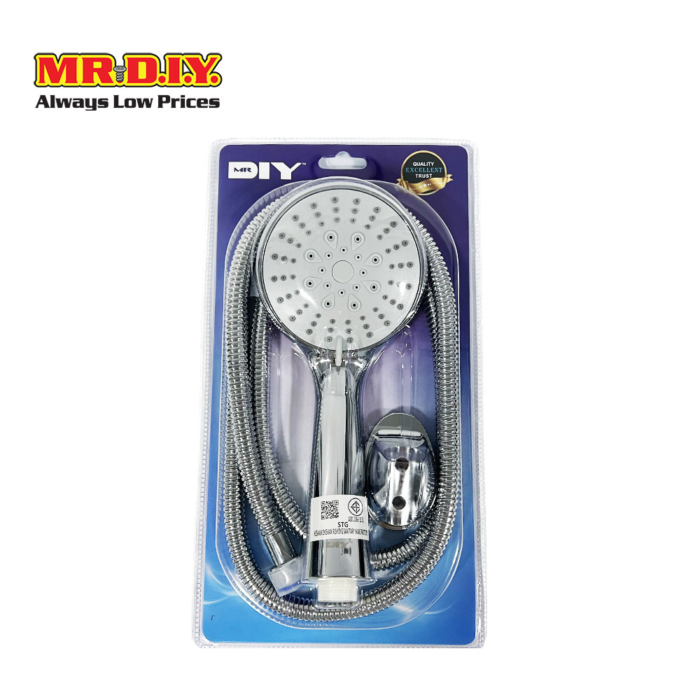 มิสเตอร์.ดี.ไอ.วาย ชุดฝักบัวอาบน้ำสายอ่อน แบบปรับ 5 ระดับ รุ่น 8198N ราคา 229 บาท*ส่งฟรี