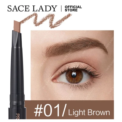 SACE LADY Eyebrow Pencil with Brush Waterproof Eye Brow Pen Makeup Cosmetics
