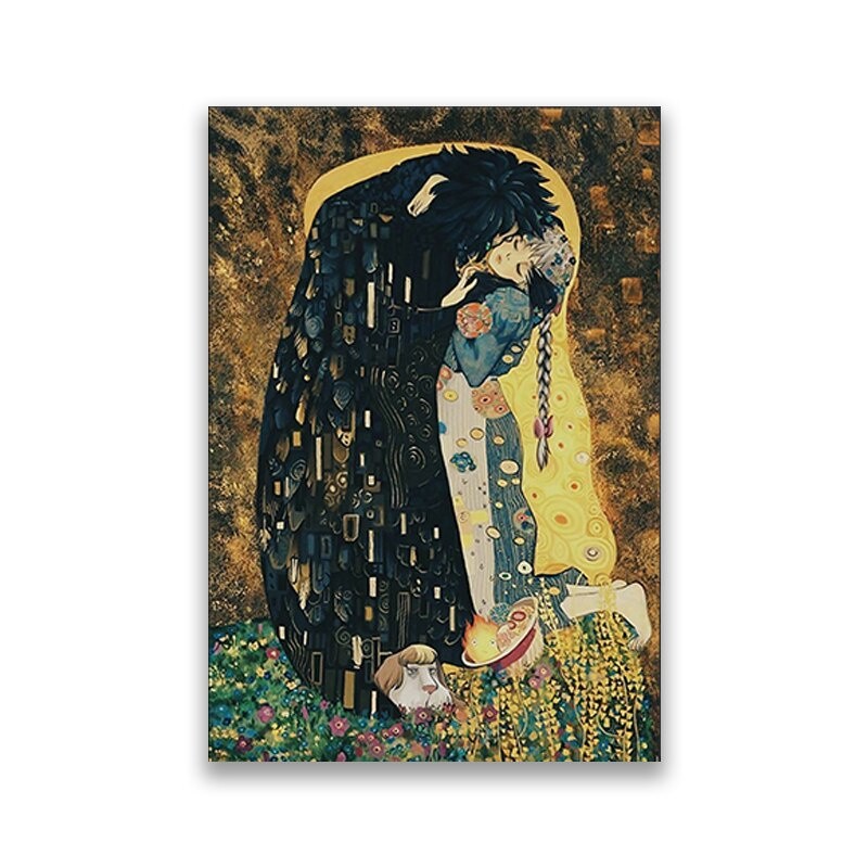 Cửa hàng rõ ràng Howl lâu đài bay Ghibli Studio Anime Nhật Bản Áp phích in tranh tường tranh vẽ vải 