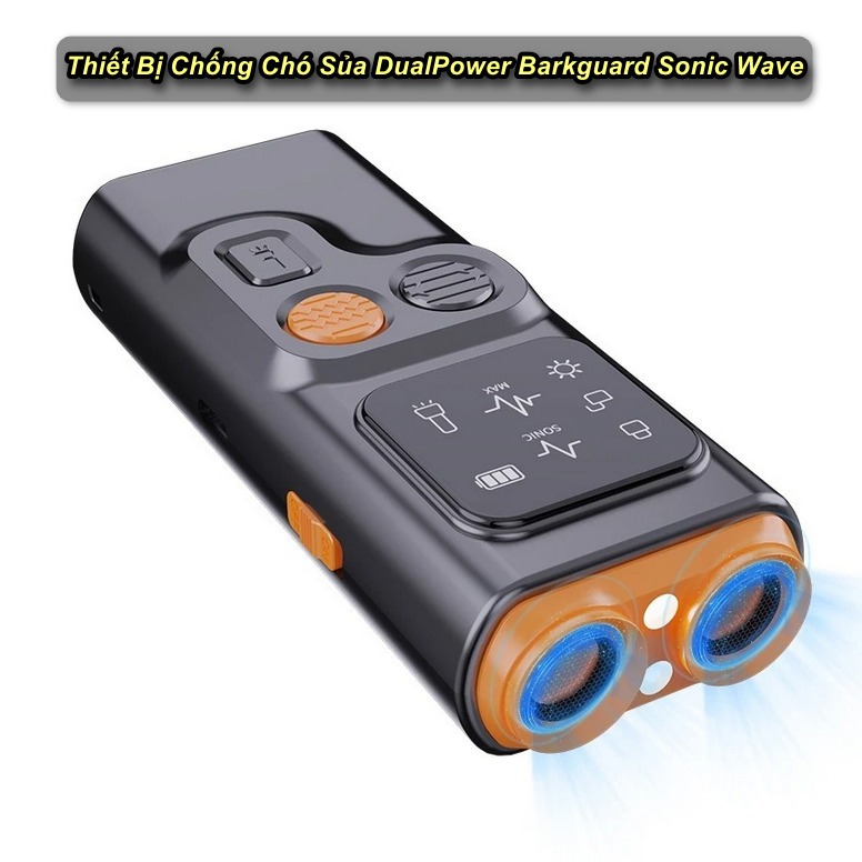 Thiết Bị Huấn Luyện Chó DualPower Barkguard Sonic Wave Pro3 Cao Cấp 🔰Phụ Kiện Thuận Lợi🔰