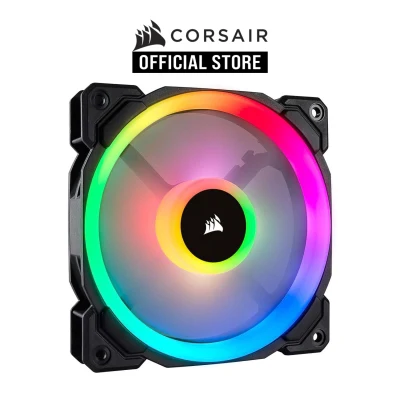 CORSAIR LL Series LL120 RGB 120mm Dual Light Loop RGB LED PWM Fan — Single Pack