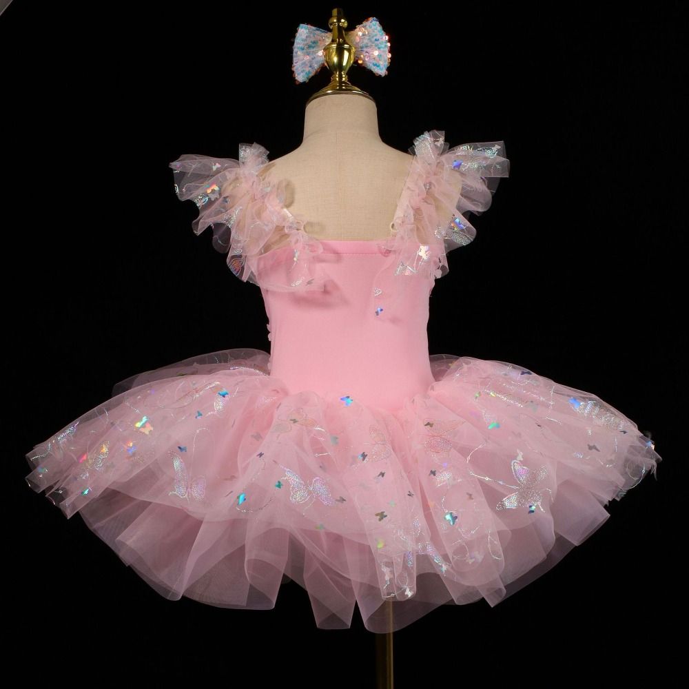 ABASE Đầm sequin Váy ballet cho trẻ em Hoa Hiện đại Váy tutu ballet Thời trang Phồng Váy công chúa Bé gái