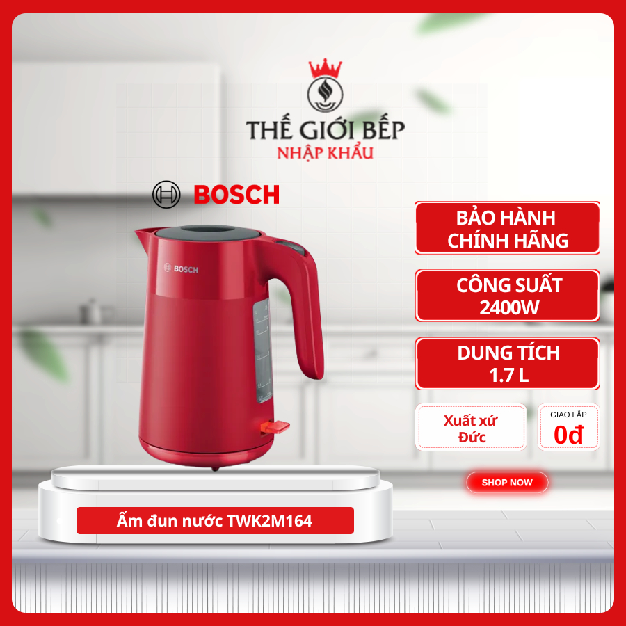 Bosch Twk2M164 Kettle – Fast Boiling, Large Capacity, Modern Design