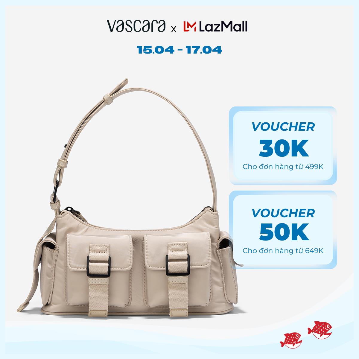 [Hot Deal 0H00 - 12H00 | 15.4] Vascara Túi Pocket Mini Vải Dù Đa Ngăn - SHO 0256