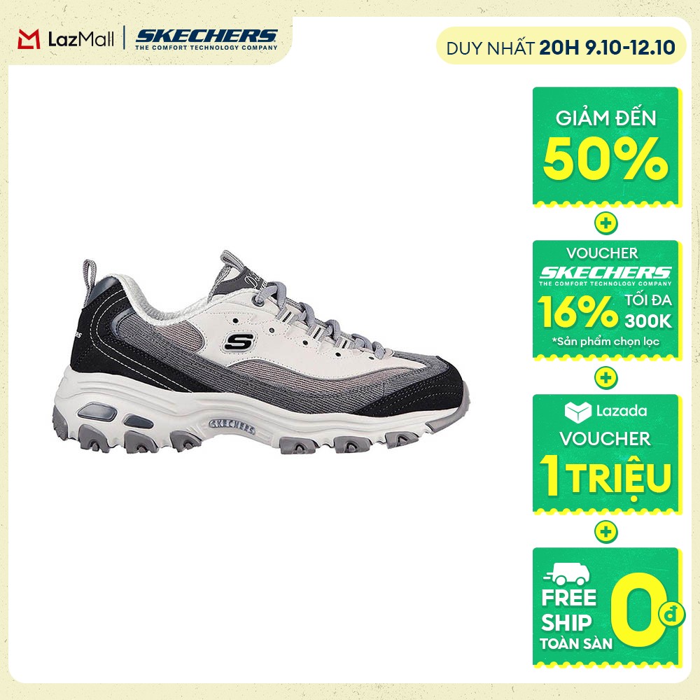 Giày Thể Thao Nữ Skechers Sport D'lites 1.0 Thường Ngày - 149906-BKGY Air-Cooled Memory Foam Online Sale