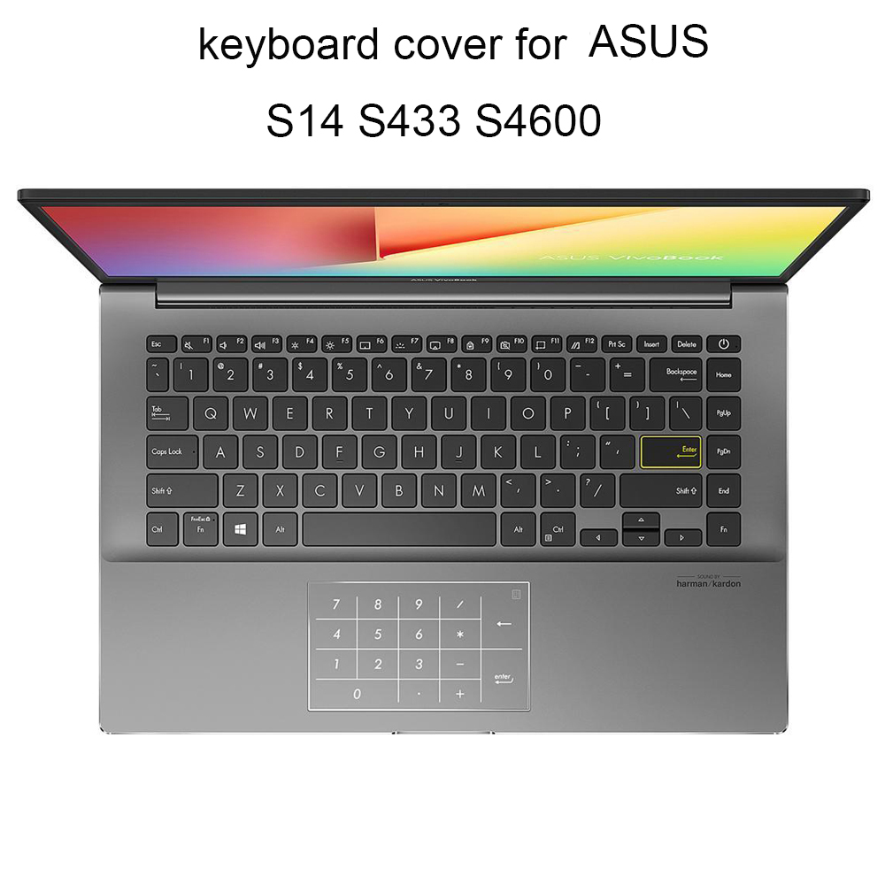 【Shop the Look】 Keyboard 2020 for Vivobook S14 S433 S4600 14 X413 F413 K413 TPU laptop keyboards dust cover soft silcone transparent