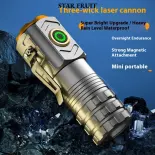 STAR FRUIT Đèn pin LED sáng, đèn pin ngoài trời loại nhỏ có thể sạc lại