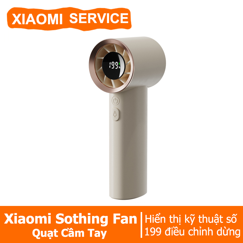 Xiaomi Sothing Quạt Cầm Tay Tốc Độ Cao Quạt Nhỏ Quạt Điện quạt sạc tích điện