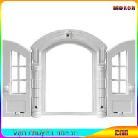 Screen Door For Large Cats Lockable No-flap Pet Door Without Curtain Dogs Visible Screen Door Kitten Puppy Interior Door 9.4x10.8 Inch
