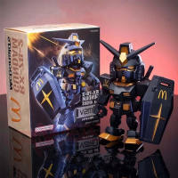 McDonalds Mcd Bandai Gundam RX-78-2 Angus Action Figure Kids Gift Toys Collection Limited Edition Assembly 麦当劳联动高达限量