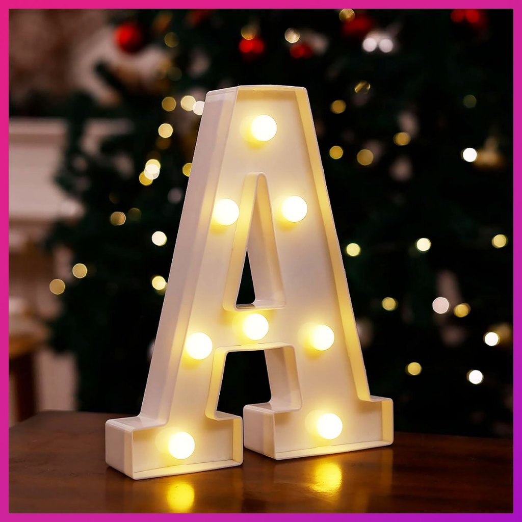 Letter Led Fairy Lights Letter Light Names Souvenirs Ideas For Birthday Anniversary Room Party Decor