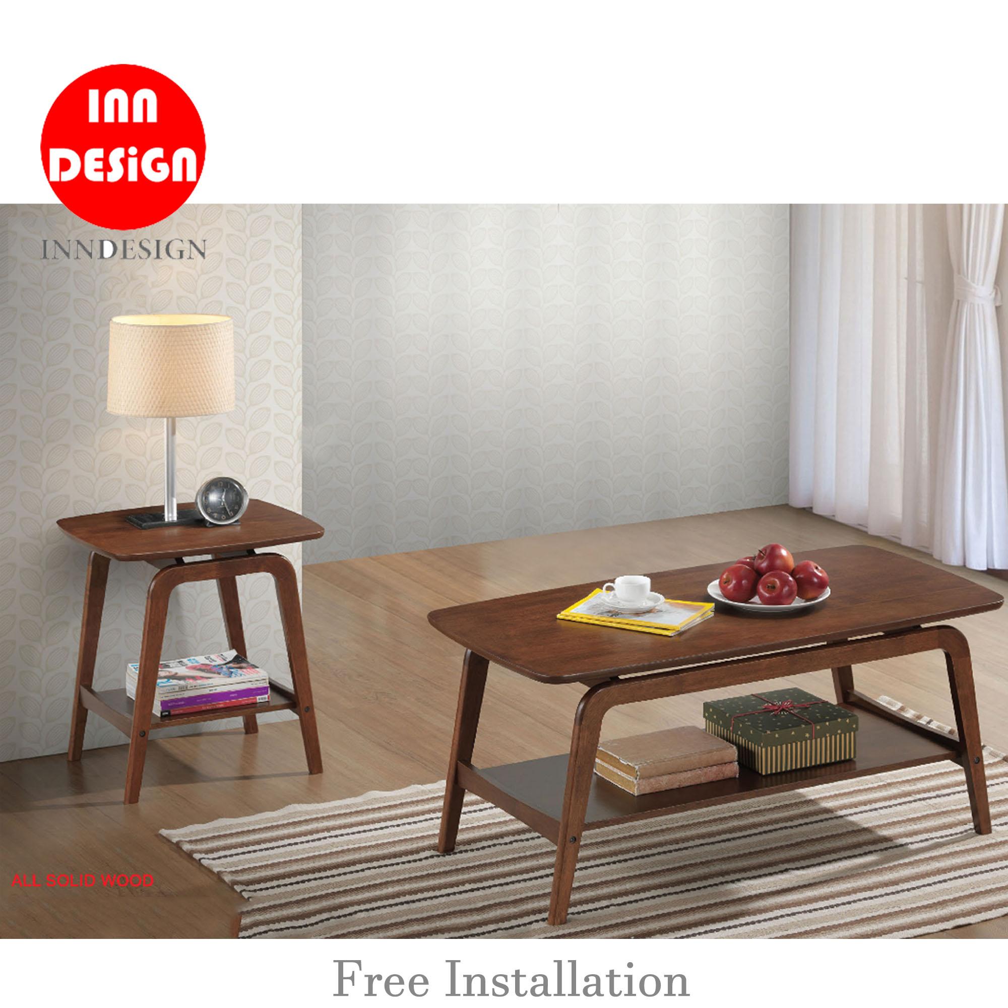 Noreen Side Table / Coffee Table (Solid Wood)
