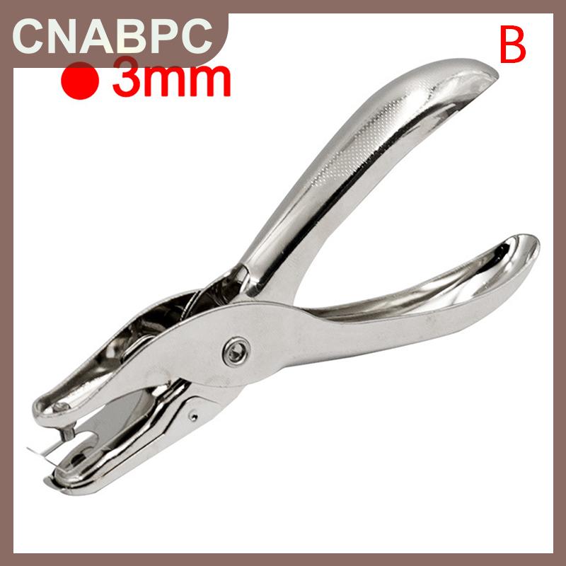 CNABPC Duy Nhất Lỗ Puncher Kim Loại 3Mm 6Mm Lỗ Chân Lông Đường Kính Đấm Kìm Giấy Tay Scrapbooking Đấm