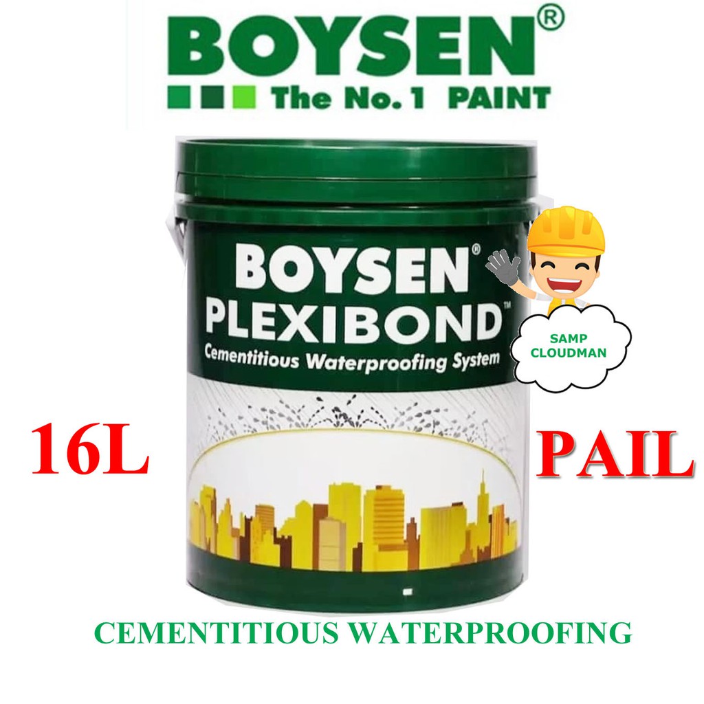 Boysen Plexibond Cement Waterproofing - 16L Pail Size