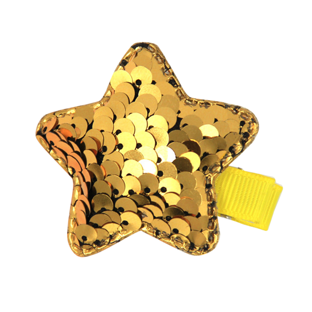 Children Baby Girls Shiny Sequins Five-pointed Star Shape Side Clip Hairpin ราคา 13 บาท*ส่งฟรี