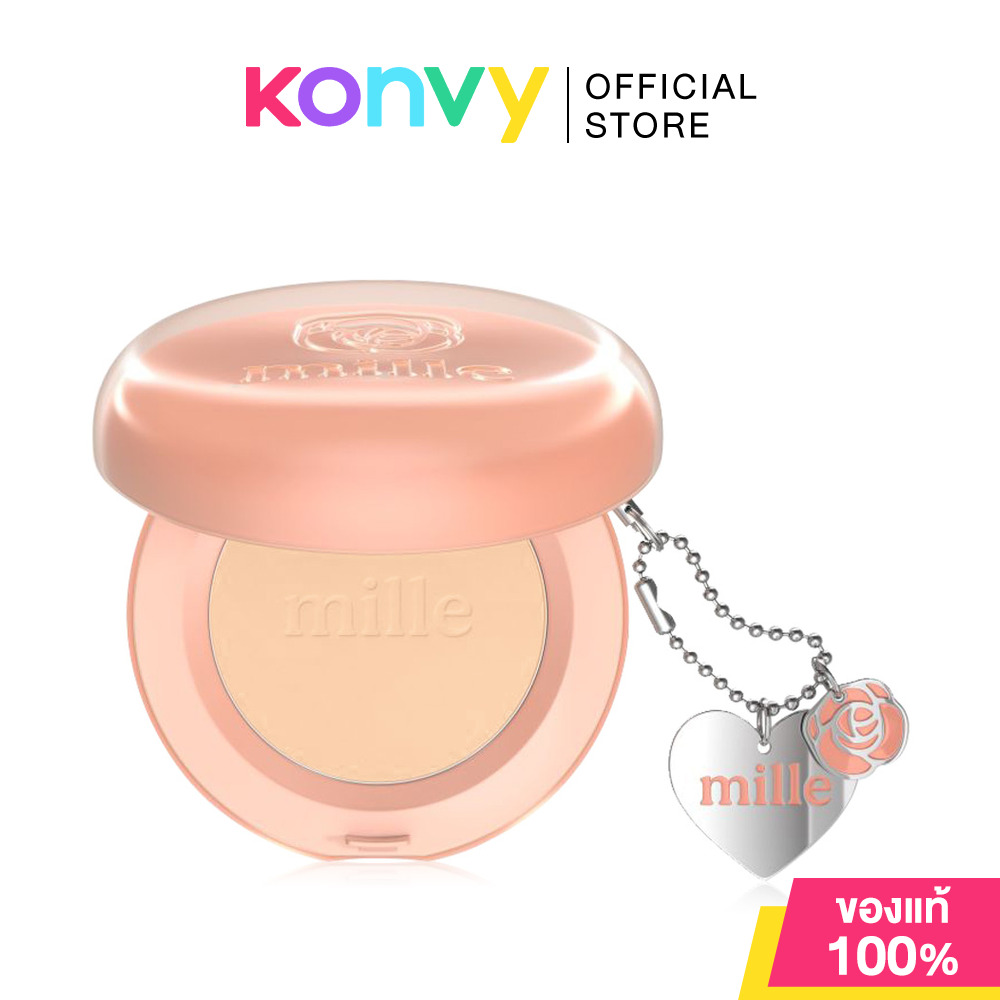 Mille Soft Blur Collagen Pact SPF25 PA++ 11g #02 Natural มิลเล่ แป้งผสมรองพื้น ราคา 679 บาท*ส่งฟรี