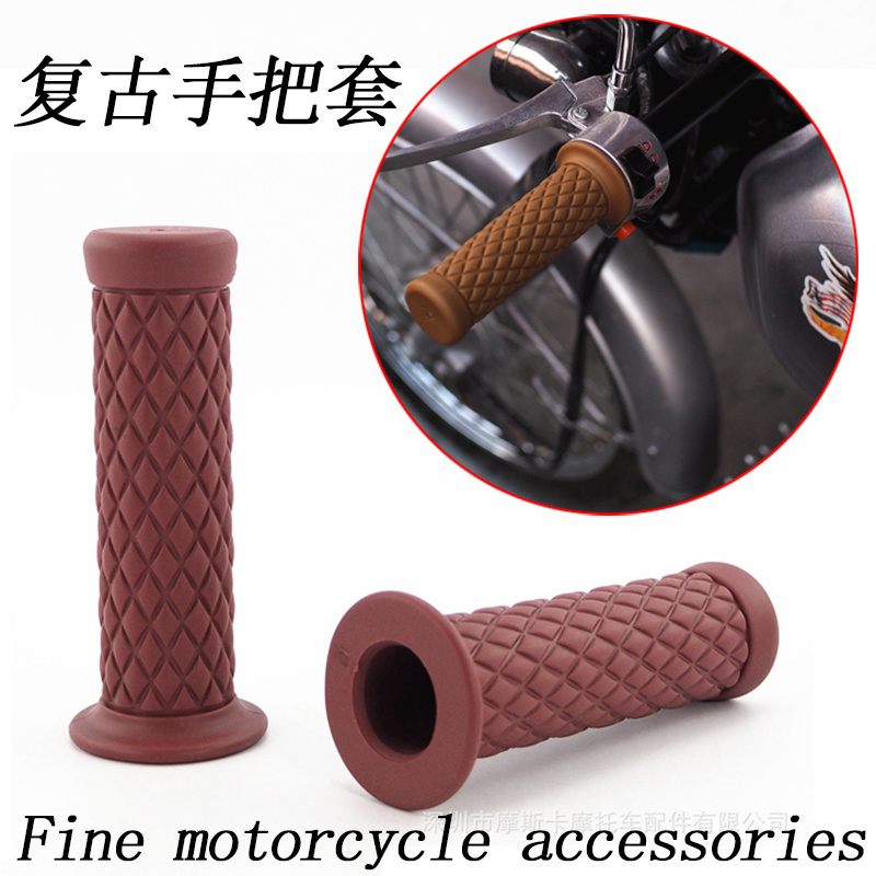CG125 R Xe Máy Sửa Đổi Thông Dụng 22mm Tay Cầm Cao Su Bọc Tay Cầm   Tay Ga Ô Tô Đường Phố Của Nam Giới