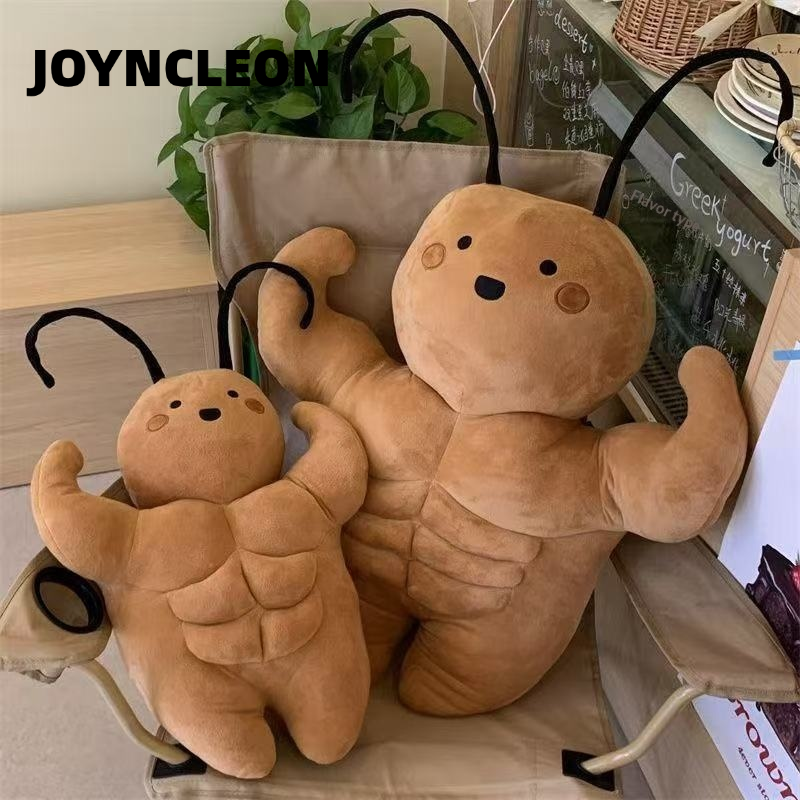 Joyncleon Cockroach Plush Toy for Muscle Gift Cute Funny Pillow for Kids and Adults ราคา 100 บาท*ส่งฟรี