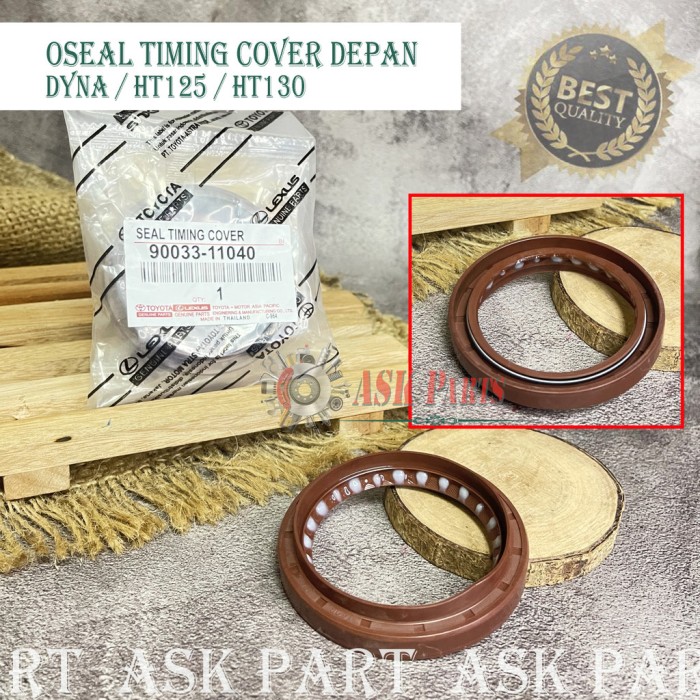 OIL OLI SEAL TIMING COVER DEPAN TOYOTA DUTRO DYNA HT125 HT130 OEM ORIGNAL Harga 33,000 rupiah*Gratis Ongkir
