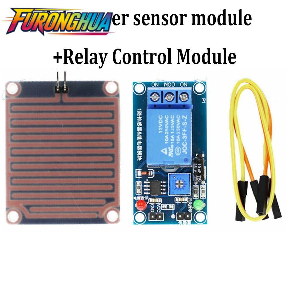 【FURONGHUA】 Rain Sensor Board 12V for Arduino Robot Kit For Raspberry Pi Moisture Detection ราคา 113 บาท*ส่งฟรี
