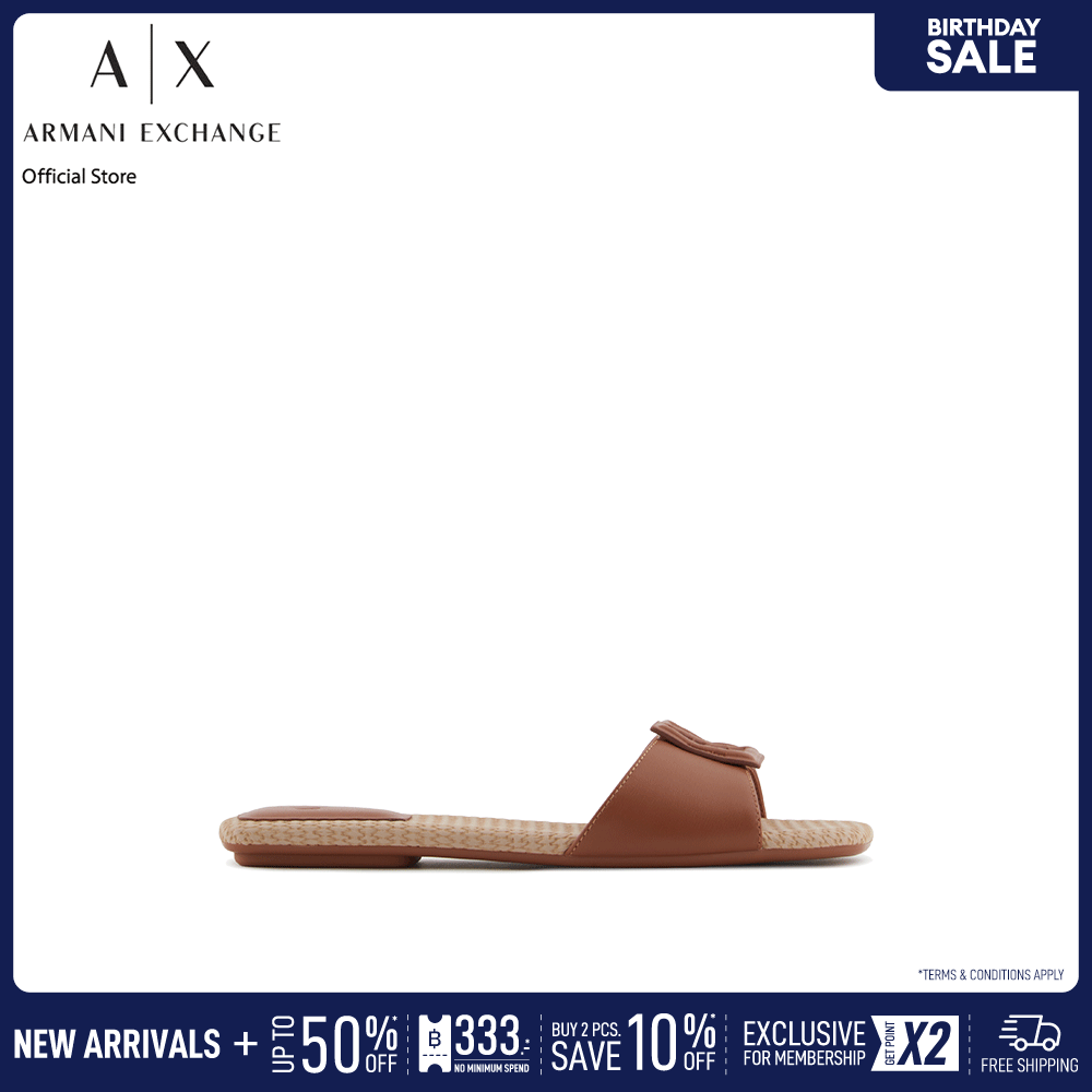 Armani Exchange Sandal Women XDP055-XV921-01816 Bronze ราคา 6,590 บาท*ส่งฟรี