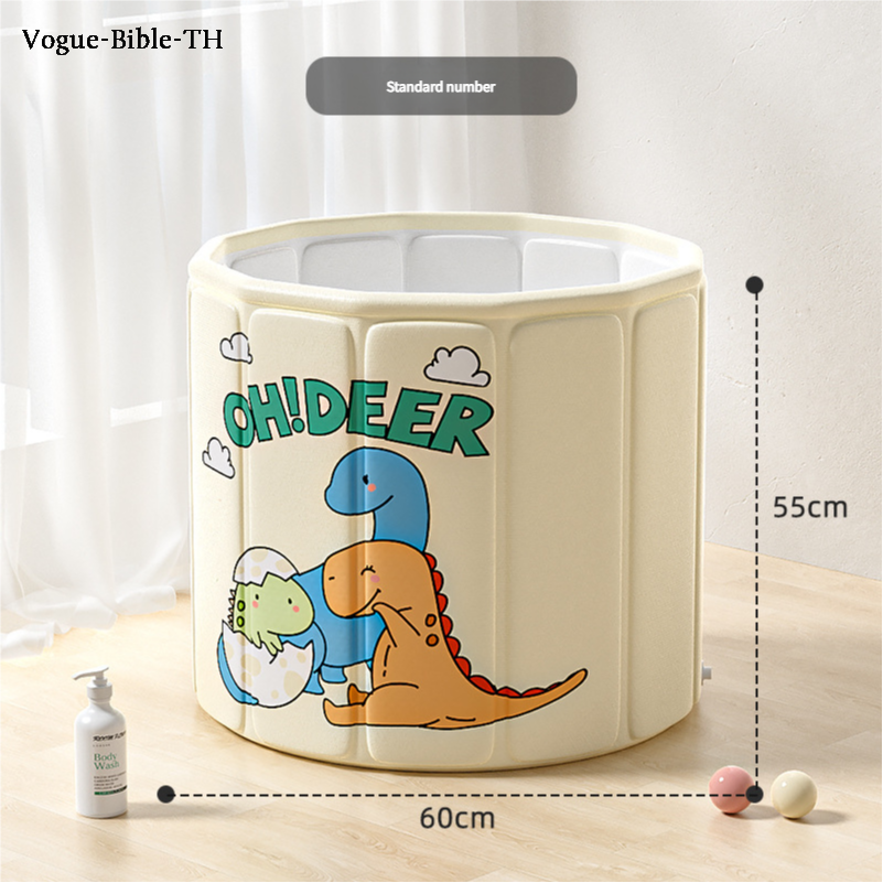 DEHUIYA ครัวเรือนเด็กฉนวนพับอ่างอาบน้ำที่มีหลายชั้นหนาผ้าสำหรับอาบน้ำเต็มร่างกายพลู ราคา 683 บาท*ส่งฟรี