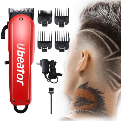 Ubeator Hair Trimmer Rechargeable Electric Hair Clipper Men's Cordless Haircut Adjustable steel Blade Hair Cutting Machine