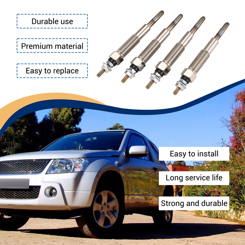 4Pcs WL03-18-601 WL81-18-601 Glow Plug Assy for 2.5TD B2500 for Freda for