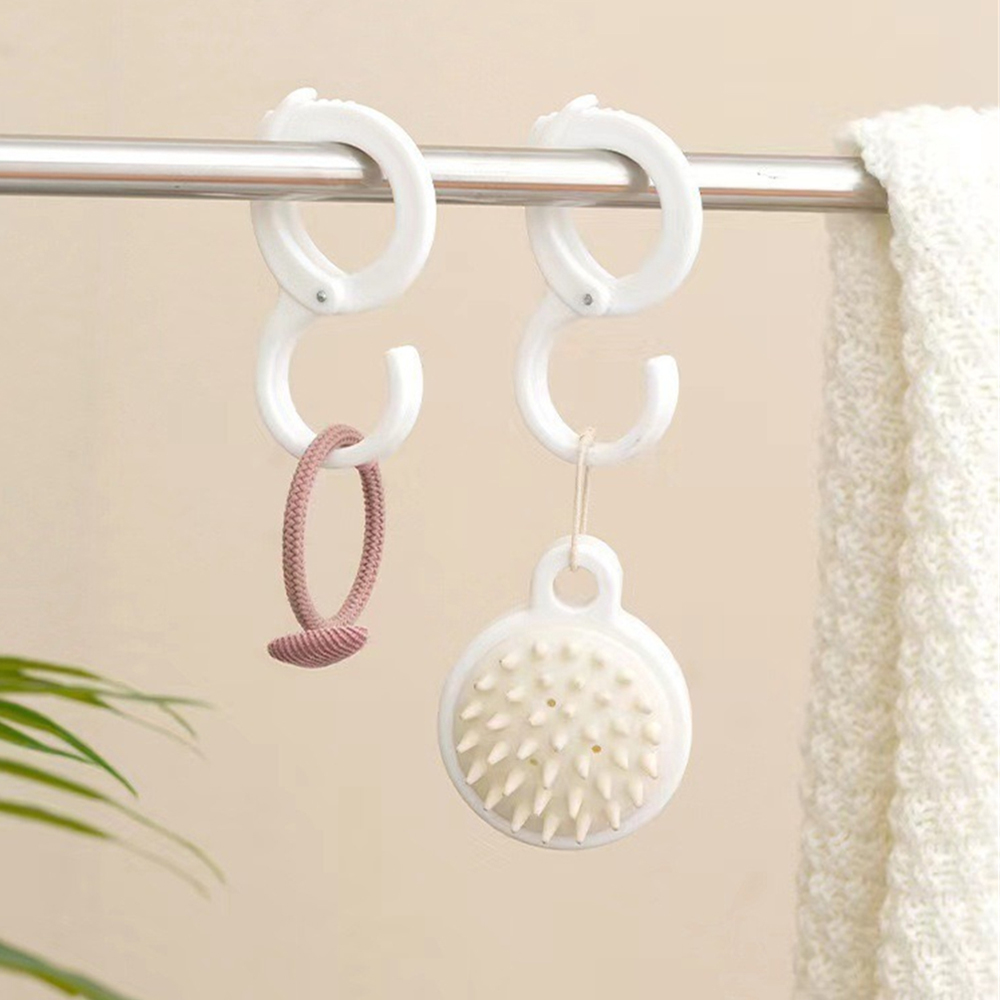 ChipLy 1 cái móc treo móc treo đồ móc khóa vòng móc chống gió móc tủ quần áo tủ quần áo móc đa năng vị trí thẻ