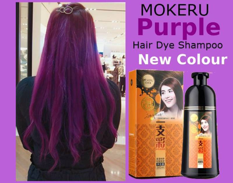 Buy (2020 formula) Purple Mokeru Hair Dye Shampoo 30 min (500 ml) Singapore