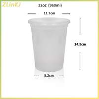 ZLinKJ 10Pcs Food Storage Box With Lid Clear Food Grade BPA-Free Freezer Microwave Safe Meal Prep Deli Takeaway Food Packing Container